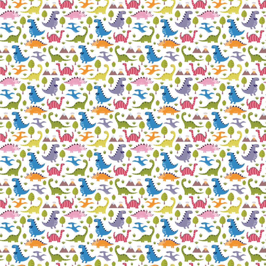 Bold Dino's Pattern Acrylic Sheets - CMB Pattern Acrylic